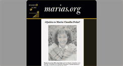 Desktop Screenshot of marias.org