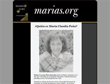 Tablet Screenshot of marias.org